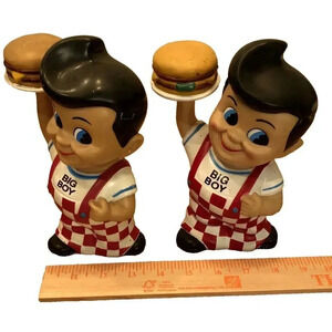 FUNKO Vintage Big Boy Piggy Banks - Lot of 2 Collectible Rare